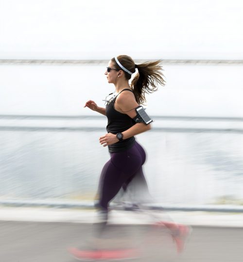 Women running